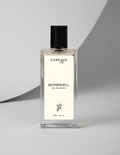Bombshell for her perfume