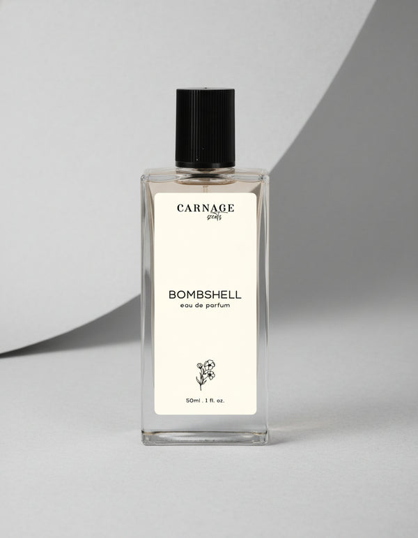 Bombshell for her perfume